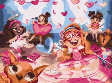 Веселі валентинки ©Євгенія Лісова