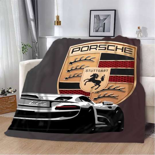 Плед 3D Porsche 2596_A 12423 160х200 см