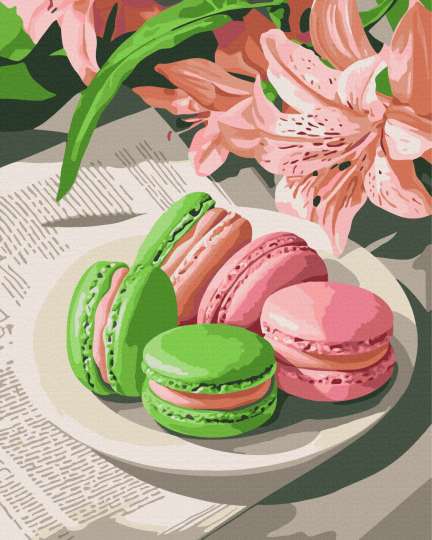 Кольорові макарони