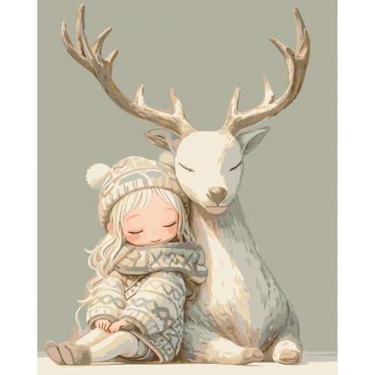 Картина по номерам "Рядом с другом" 10152-AC 40х50 см