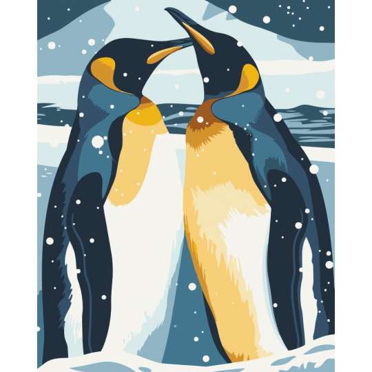 Картина по номерам "Пингвины" 11590-AC 40х50 см