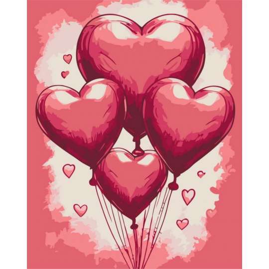 Картина по номерам "Шарики любви" 16507-AC 40x50 см