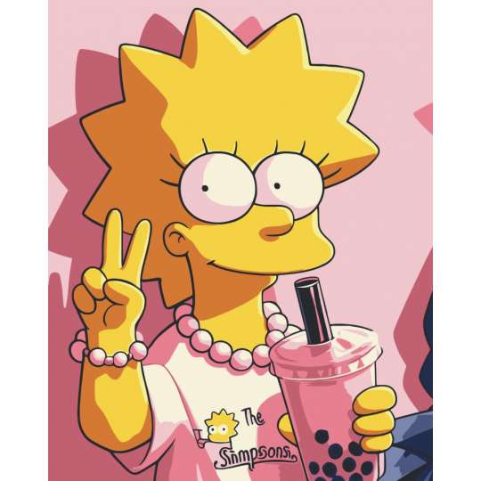 Картина по номерам "Лиза Симпсон" 16126-AC 40х50 см