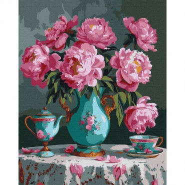 Картина по номерам "Нежные цвета" KHO5709 30х40 см