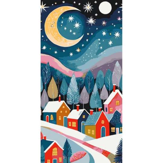 Картина по номерам "Звездный уют" 11064-AC 40х80 см                                                        