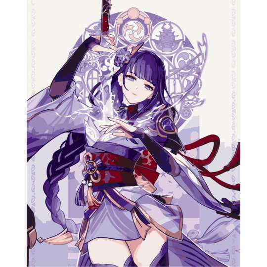 Картина по номерам без подрамника "Райден Шегун" 16064-ACNF 40х50 см