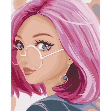 Картина по номерам "Кокетливый взгляд" 504016-NC 40х50 см