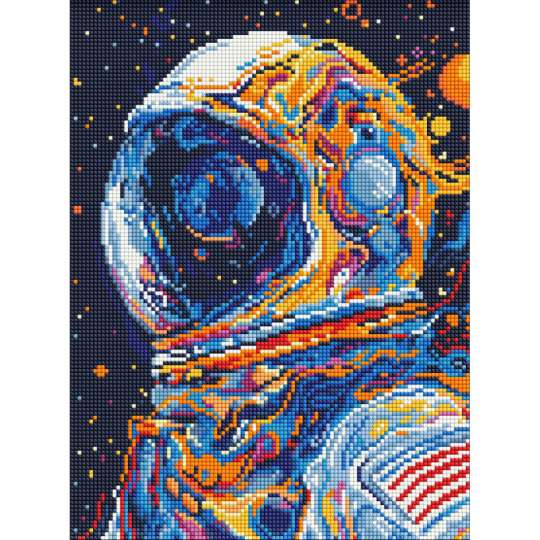 Алмазная мозаика "Взгляд в вечность" AMO8073, 30х40 см