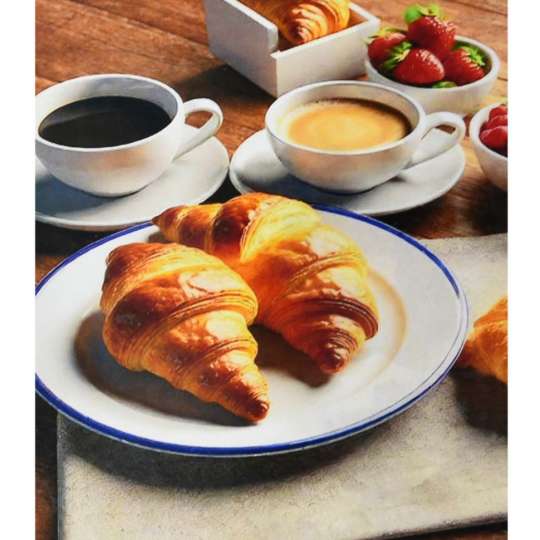 Алмазная мозаика "Завтрак с ароматом" HEG88154, 30х40 см