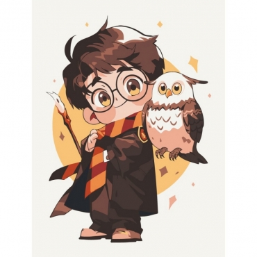 Картина по номерам "Гарри и Гедвига" 15594-AC 30х40 см