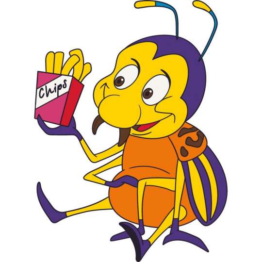 Роспись на холсте "Колорадский жучок" 15054-AC 25x30 см