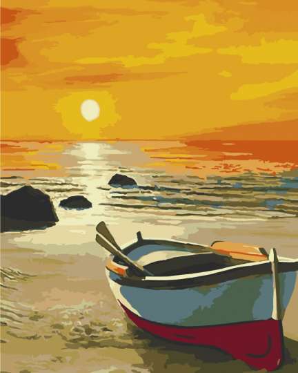 Картина по номерам "Закат солнца" 504023-NC 40x50 см