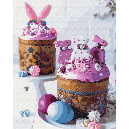 Картина по номерам "Пасхальные пасочки" BS51826, 40х50 см