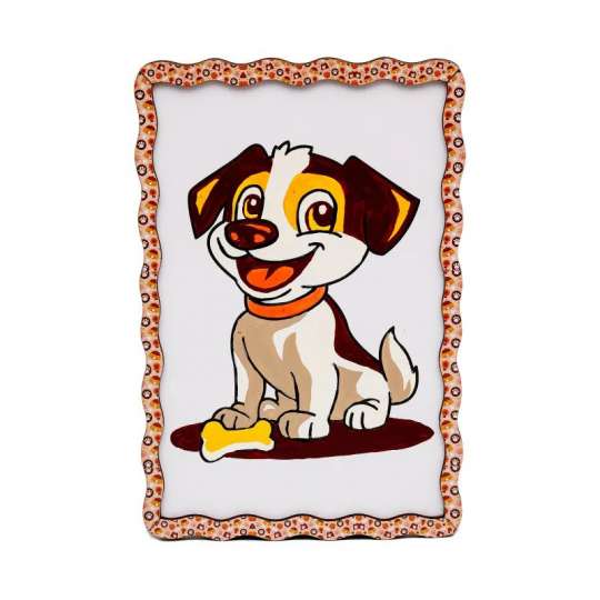 Детский набор для росписи по дереву "Верный друг" Puz-22975 формат А5