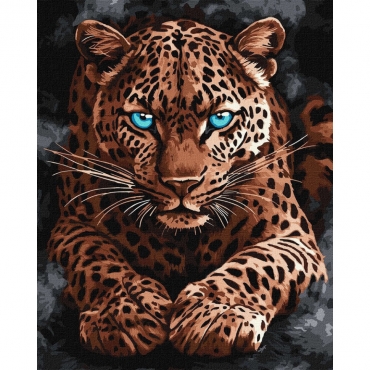 Картина по номерам "Дикий гепард" ©art_selena_ua KHO6814, 40x50 см 