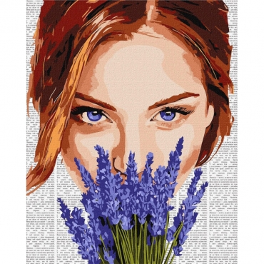 Картина по номерам "Красочная поэзия: Лаванда" ©art_selena_ua KHO8595, 40x50 см 