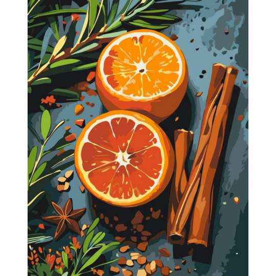 Картина по номерам "Специи для глинтвейна" 12042-AC 40х50 см