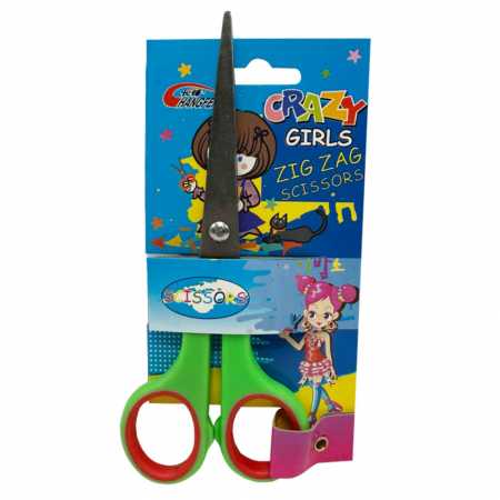 Детские ножницы канцелярские "№6 Scissors C" 50434(Green) длина 14,3 см, лезвия 7,5 см