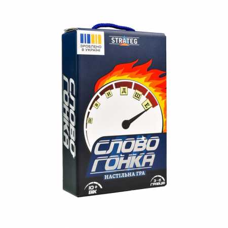 Настольная игра "Словогонка" 30824, 100 плиток с буквами