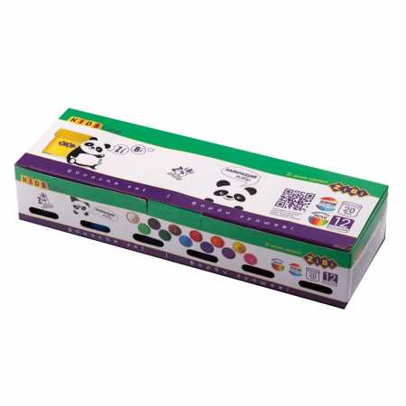 Детские гуашевые краски KIDS Line CLASSIC ZB.6604, 12 цветов по 20 мл
