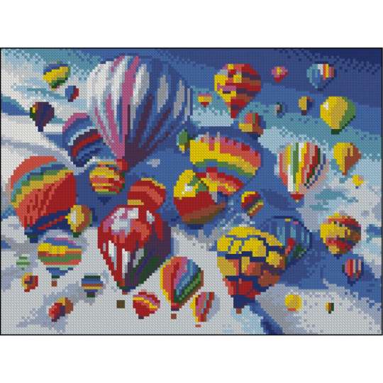 Алмазная мозаика без подрамника "Путешествие" ZAV3040-43, 30х40 см