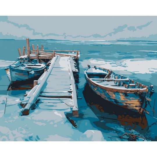 Картина по номерам "Холодная пристань" 11079-АС 40х50 см