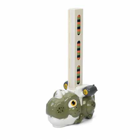 Детская игрушка "Динозавр-домино" 8090-B(Olive-Green) свет, музыка