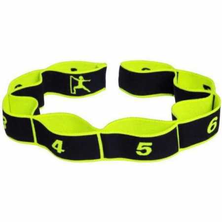 Эспандер лента EasyFit EF-1682-GN с петлями для тренировок, зеленый
