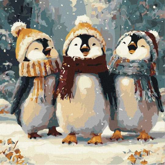 Картина по номерам "Счастливое пение" ©art_selena_ua KHO6856, 40х50 см