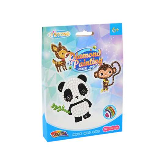 Детская алмазная мозаика "Животные" FG24030101B-1 фигурки-наклейки