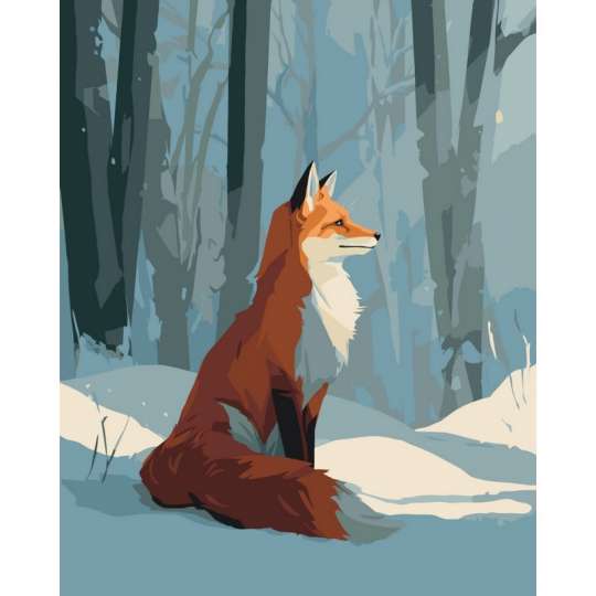 Картина по номерам "Лесная гостья" ©arttem_illustration 11749-AC 40х50 см