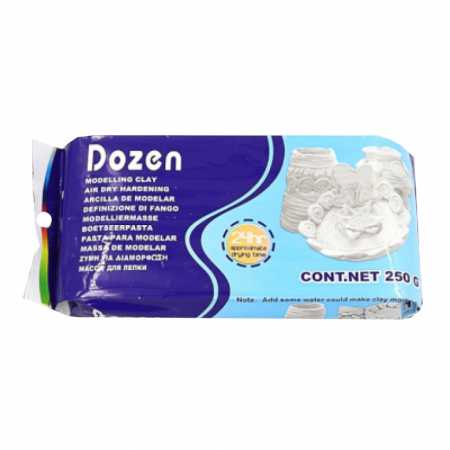 Масса для лепки "Dozen" DSCN0664 белая 250 грамм 