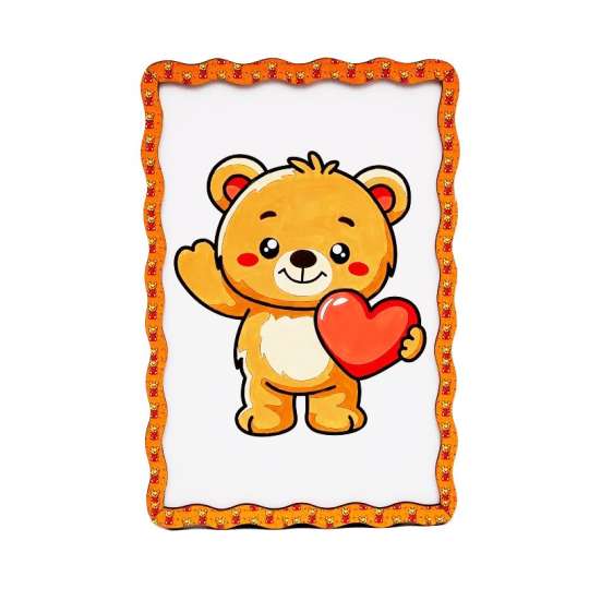 Детский набор для росписи по дереву "Мишка" Puz-22982 формат А5