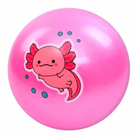 Мяч детский "Аксолотль" MS 3736(Pink) 9 дюймов, 60 грамм
