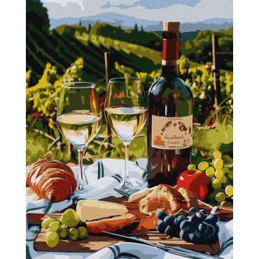Картина по номерам "Полуденный пир" ©art_selena_ua KHO5697, 40х50 см  