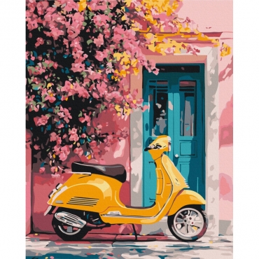 Картина по номерам "Прогулка в стиле ретро" BS54315, 40х50 см