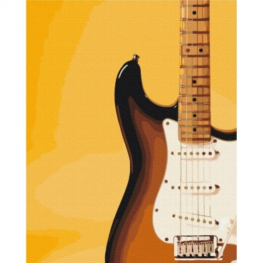 Картина по номерам "Электрогитара" BS53705, 40х50 см