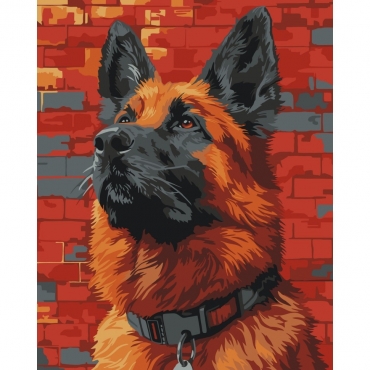 Картина по номерам "Верность во взгляде" 11763-AC 40х50 см