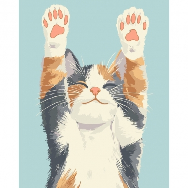 Картина по номерам "Кошачий релакс" 11712-AC 40х50 см