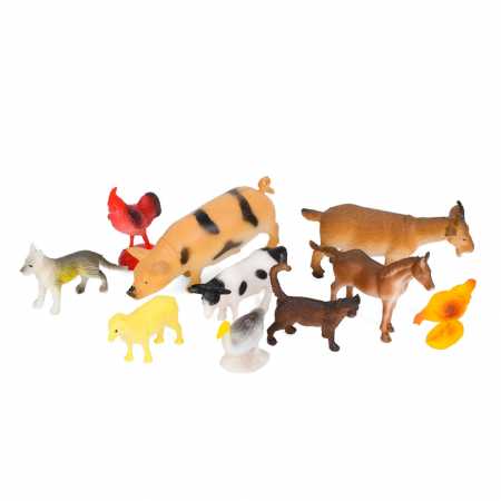 Игровой набор фигурок "Домашние животные" Н641-3, 10 штук в комплекте