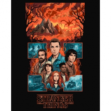 Картина по номерам "Stranger Things: Перед бурей" 16143-AC 40х50 см