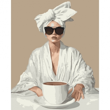 Картина по номерам "Утро без планов" ©arttem_illustration 10410-AC 40х50 см