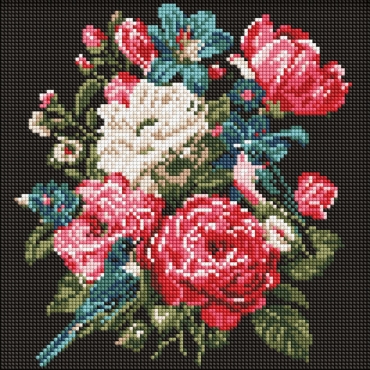 Алмазная мозаика "Букет жизни" AMO20082, 30х30 см