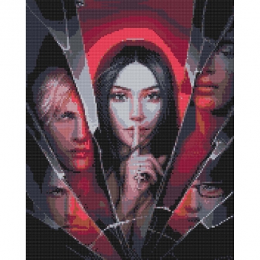 Алмазная мозаика "Клуб романтики. Секрет небес реквием" OD6003, 40х50 см