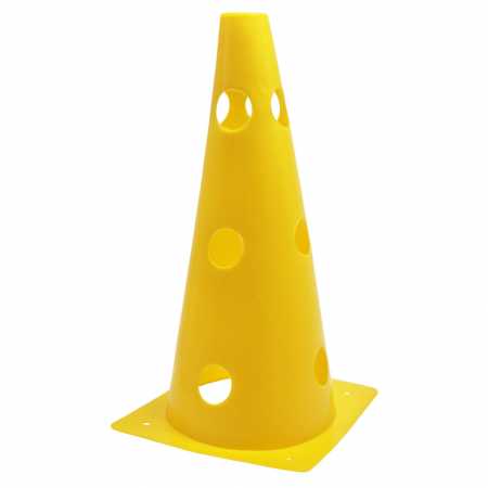Спортивный инвентарь Фишка для разметки MS 4170(Yellow) 32 см, отверстия