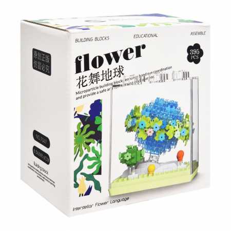 Детский Конструктор Flower Language 7347 в колбе, 395 деталей
