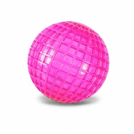 Детский мяч Попрыгунчик Диско PR2516(Pink) светящийся, 6,5 см