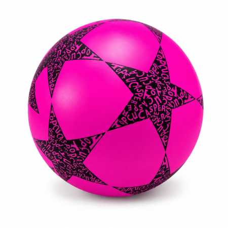Детский резиновый мяч Звезда RB20302(Pink) 60 грамм, диаметр 18 см 