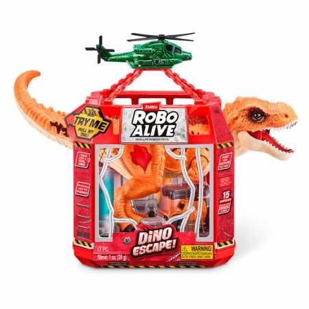 Интерактивный игровой набор "Побег динозавра" Pets & Robo Alive 71127 со звуком
