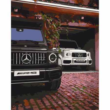 Картина по номерам "Гелендвагены AMG" LW32060, 40х50 см